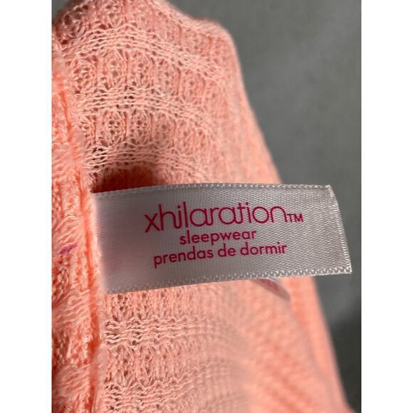 Xhilaration Women’s Orange Waffle Knit Pajama Cami Top Scoop  Sleepwear Size S - Picture 2 of 12